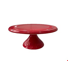 Suporte Canelado Vermelho 30cmD 12cmA Suporte Canelado Vermelho 30cmD 12cmA