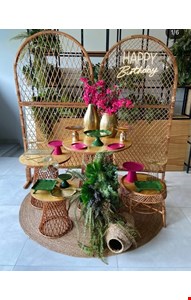 Decoração Adulto - Tropical Verde, Rosa Pink & Dourado II Decoração Adulto - Tropical Verde, Rosa Pink & Dourado II