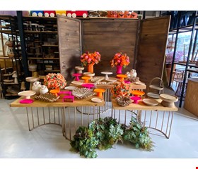 Decoração Adulto - Tropical Laranja, Rosa Pink & Madeira III