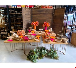 Decoração Adulto - Tropical Laranja, Rosa Pink & Madeira III Decoração Adulto - Tropical Laranja, Rosa Pink & Madeira III