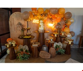 Decoração Adulto - Amarelo, Madeira & Dourado I