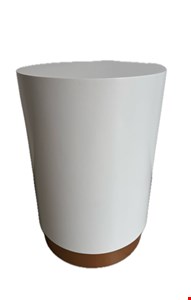 Cilindro Branco com Detalhe Dourado G - 86cmAx50cmL 