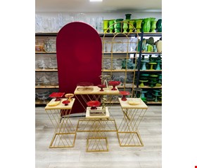 Kit Adulto Luxo - Formatura Vermelho & Dourado XXIII