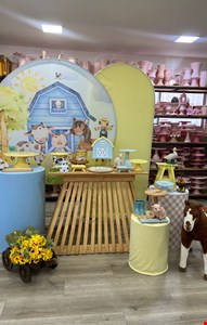 Kit Infantil Luxo - Fazendinha Azul e Amarelo XXII