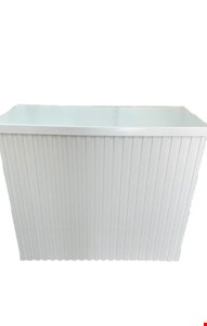 Mesa Desmontável Ripada Branca - 93cmD 81cmA