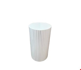 Cilindro Ripado Branco G - 45cmD 81cmA