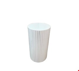 Cilindro Ripado Branco G - 45cmD 81cmA Cilindro Ripado Branco G - 45cmD 81cmA