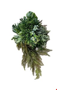 Arranjo Folhagem com Eucalípto, Costela de Adão e Samambaia caindo GG 