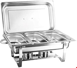 Rechaud inox 3 cubas