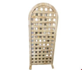 Painel Oval Treliça Pinus 1,90cmA 80cmL