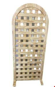 Painel Oval Treliça Pinus 1,90cmA 80cmL