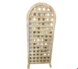 Painel Oval Treliça Pinus 1,90cmA 80cmL Painel Oval Treliça Pinus 1,90cmA 80cmL