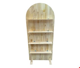 Painel Oval Pinus Com Prateleiras 1,80cmA 80cmL