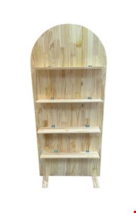 Painel Oval Pinus Com Prateleiras 1,80cmA 80cmL Painel Oval Pinus Com Prateleiras 1,80cmA 80cmL