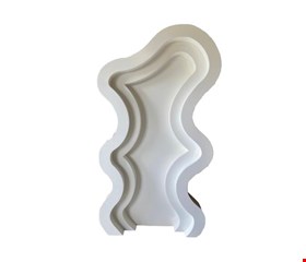 Painel 3D Orgânico Branco 2,10mA 1,10mL