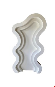 Painel 3D Orgânico Branco 2,10mA 1,10mL