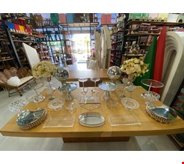 Decoraçao Adulto - Formatura Prata & Cristal de Mesa I