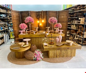 Decoração Adulto - Rosa, Madeira & Dourado I 