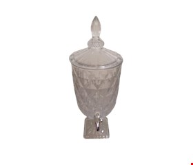 Suqueira de Vidro Detalhe Quadradinho 4,5L 50cmA 