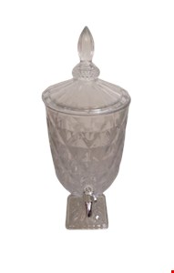 Suqueira de Vidro Detalhe Quadradinho 4,5L 50cmA 