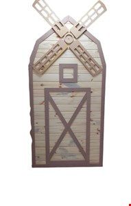 Painel Moinho Marrom (hélice fixa) 1,00cmL X 1,98cmA