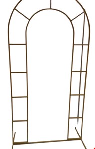 Arco Oval Janela de Ferro Dourado Novo - 1,98cmA 1,00cmL