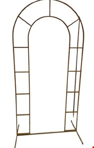 Arco Oval Janela de Ferro Dourado Novo - 1,98cmA 1,00cmL