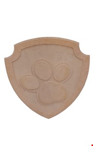 Temático Patrulha Canina - Placa Cor Personalizada MDF 80cmA 71cmL