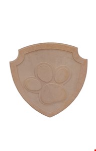Temático Patrulha Canina - Placa Cor Personalizada MDF 80cmA 71cmL