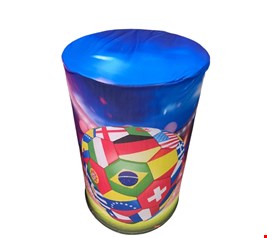 Capa Cilindro - Copa / Futebol / Bola Países G 80cmAx50cmD