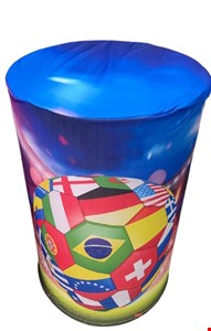 Capa Cilindro - Copa / Futebol / Bola Países G 80cmAx50cmD