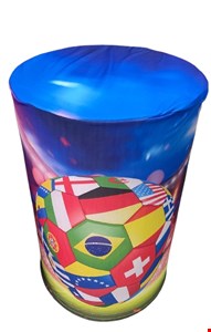 Capa Cilindro - Copa / Futebol / Bola Países G 80cmAx50cmD