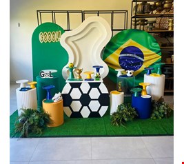 Decoração Adulto - Copa / Brasil / Futebol III