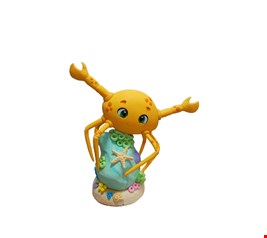 Temático Fundo do Mar -Caranguejo Laranja Biscuit 30cmA 