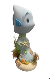 Temático Fundo do Mar - Peixe Cinza Biscuit 30cmA