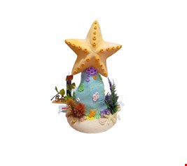 Temático Fundo do Mar - Estrela do Mar Amarela Biscuit 30cmA