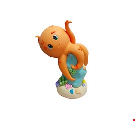 Temático Fundo do Mar - Polvo Laranja Biscuit 30cmA