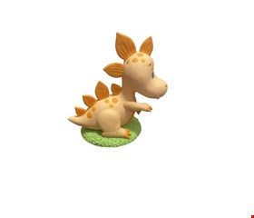 Temático Jurássico - Dinossauro Laranja Biscuit 30cmA