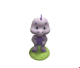 Temático Jurássico - Dinossauro Roxo Biscuit 30cmA