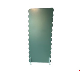 Painel Bordas Onduladas Cor Dupla - Verde Candy 1,88cmAx80cmL
