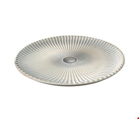 Bandeja Folha Canelada Patina 29cmC