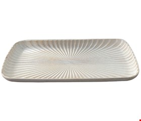 Bandeja Retangular Aspiral Patina 35cmC