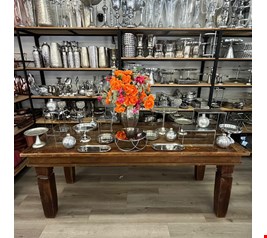 Decoraçao Adulto - Prata e Rústico de Mesa I 