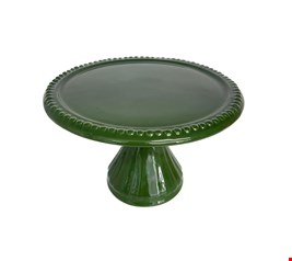 Suporte Bolinha Canelado Verde -  20cmD 15cmA M