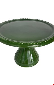 Suporte Bolinha Canelado Verde -  20cmD 15cmA M