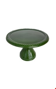 Suporte Bolinha Canelado Verde -  20cmD 15cmA M