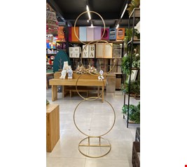 Estrutura Ferro Dourada Círculos Para Balões/Flores