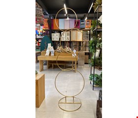Estrutura Ferro Dourada Círculos Para Balões/Flores