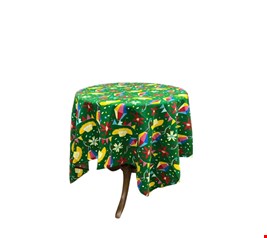 Toalha De Mesa São João Verde 1,45cmL X 1,45cmC