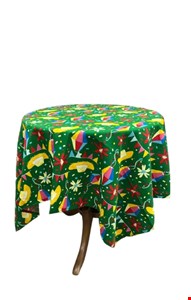 Toalha De Mesa São João Verde 1,45cmL X 1,45cmC